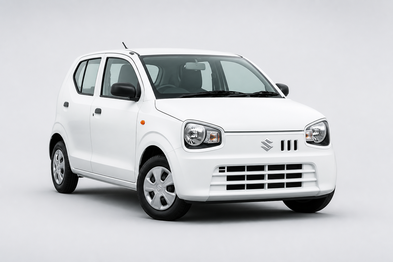 Suzuki Alto white rental car